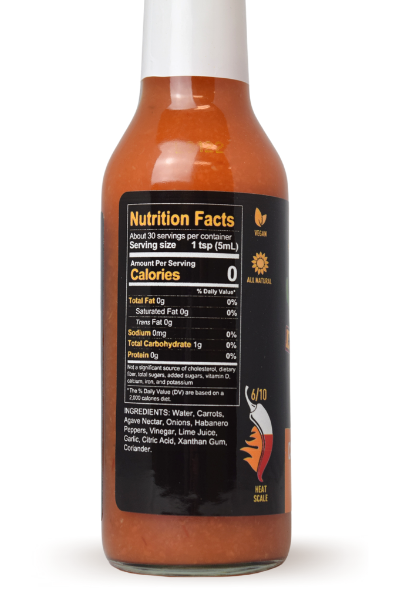 Carrot Habanero Hot Sauce
